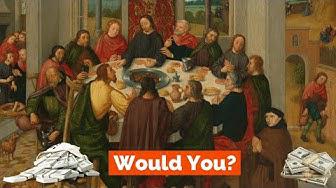 'Video thumbnail for At the Apostle's Feet - Would You Place Your Money There?'