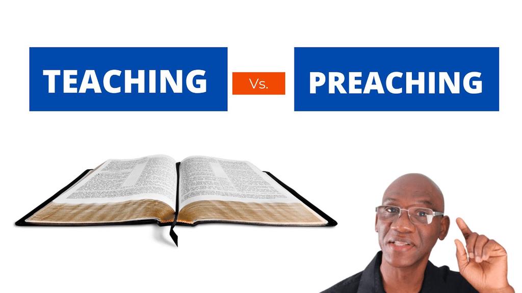 'Video thumbnail for What Is The Difference Between Teaching And Preaching Jesus?'