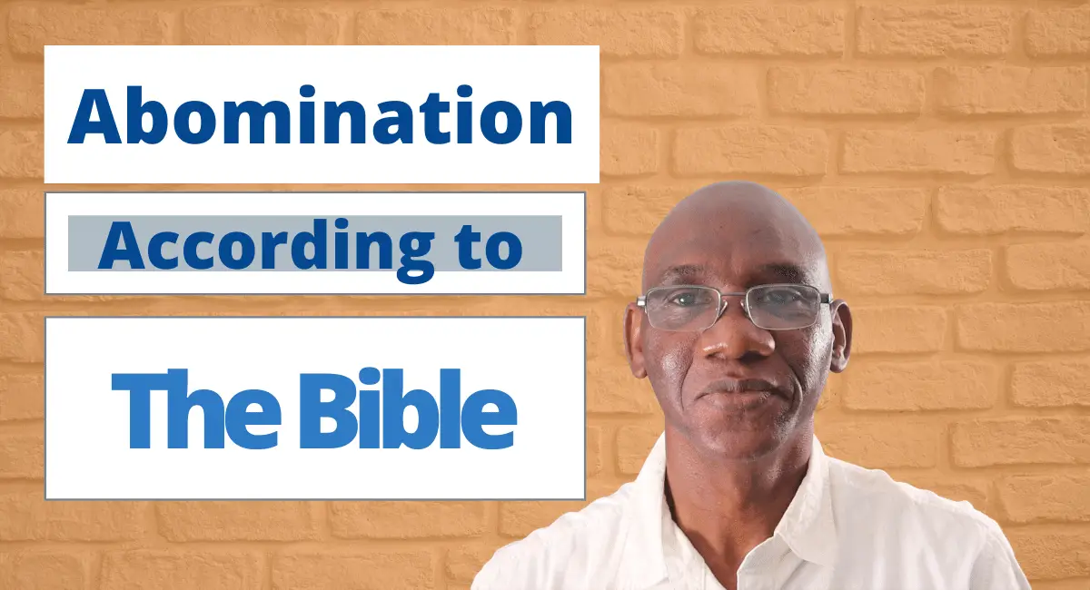 What Is Abomination According To The Bible BATW