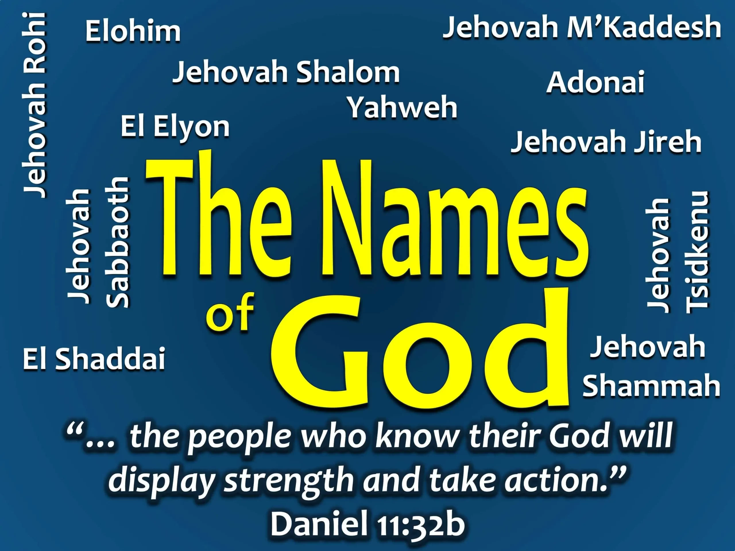 What Are The Names Of God Their Meanings BATW